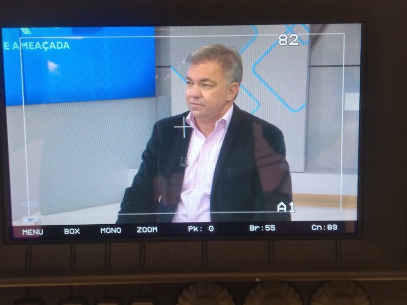 Prefeito foi o &uacute;ltimo entrevistado da s&eacute;rie de debates realizado pelo Grupo ND – Foto: Paulo Rolemberg/ ND