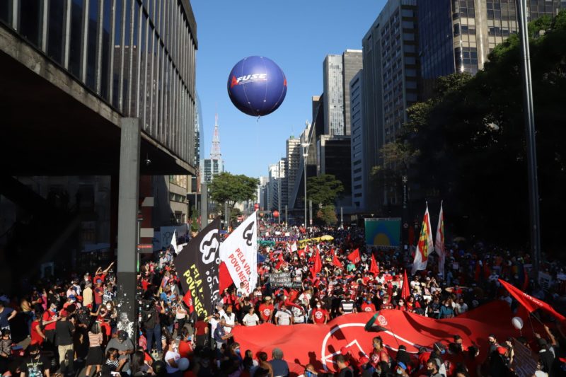 Ato contra o presidente Jair Bolsonaro na Avenida Paulista, em S&atilde;o Paulo – Foto: Roberto Parizotti/Fotos P&uacute;blicas/ND