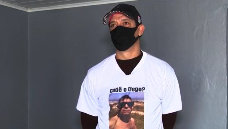 Irm&atilde;o de Diego, Ant&ocirc;nio Scott relata o sofrimento da fam&iacute;lia com a falta de respostas sobre o desaparecimento do irm&atilde;o – Foto: Reprodu&ccedil;&atilde;o/NDTV