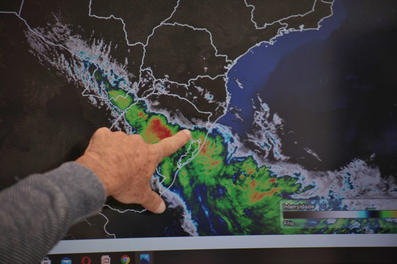 Defesa Civil monitora condi&ccedil;&otilde;es clim&aacute;ticas – Foto: Prefeitura de Itaja&iacute;/Divulga&ccedil;&atilde;o