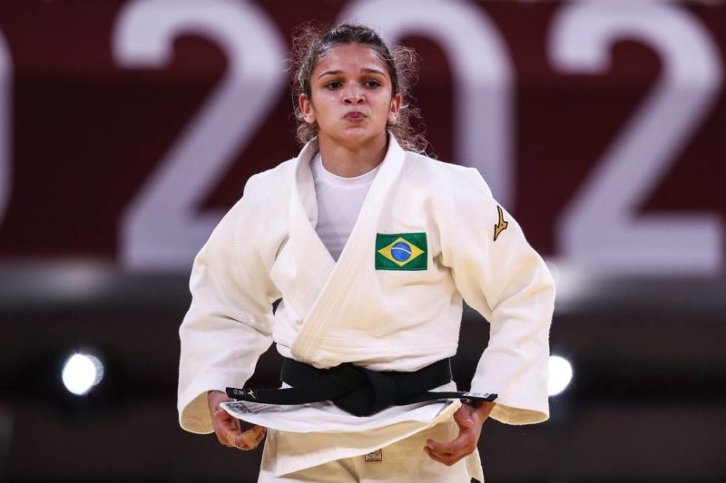 Larissa Pimenta está eliminada no judô – Foto: Gaspar Nóbrega/COB