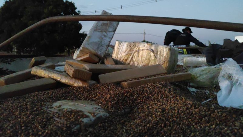PMRv do MS apreendeu 36,5 toneladas de maconha em meio &agrave; carga de soja – Foto: Minist&eacute;rio da Justi&ccedil;a/Divulga&ccedil;&atilde;o/ND