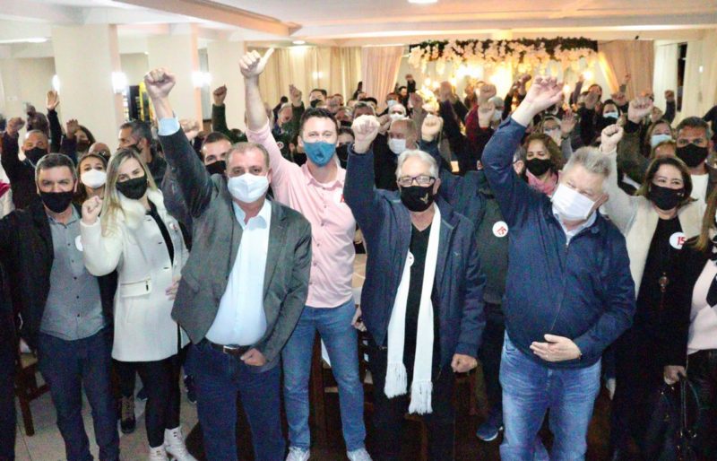 MDB de Joinville declarou apoio &agrave; pr&eacute;-candidatura de Lunelli ao governo estadual – Foto: MDB/Divulga&ccedil;&atilde;o