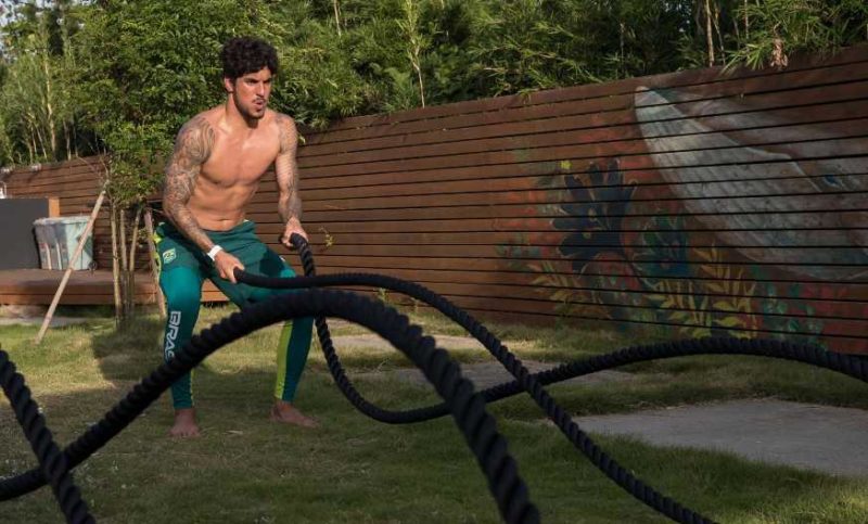 No masculino, o primeiro brasileiro a entrar na &aacute;gua nas oitavas ser&aacute; Gabriel Medina – Foto: J&uacute;lio Cesar Guimar&atilde;es/COB/ND