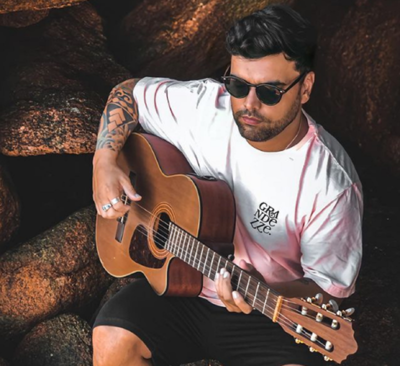 Cantor e compositor Nathan Malagoli falou sobre as novas produ&ccedil;&otilde;es durante a pandemia – Foto: Reprodu&ccedil;&atilde;o/Instagram
