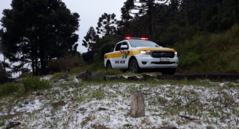 Opera&ccedil;&atilde;o Inverno, da PMRv (Pol&iacute;cia Militar Rodovi&aacute;ria) segue at&eacute; dia 16 de agosto – Foto: PMSC/Divulga&ccedil;&atilde;o/ND