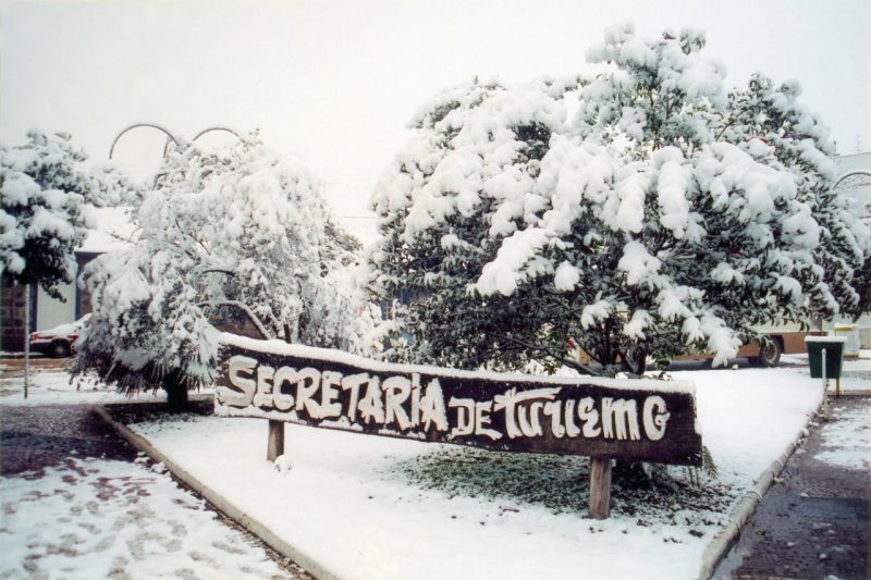 Neve em São Joaquim registrada no ano de 1996 &#8211; Foto: Foto Argus/Divulgação/ND