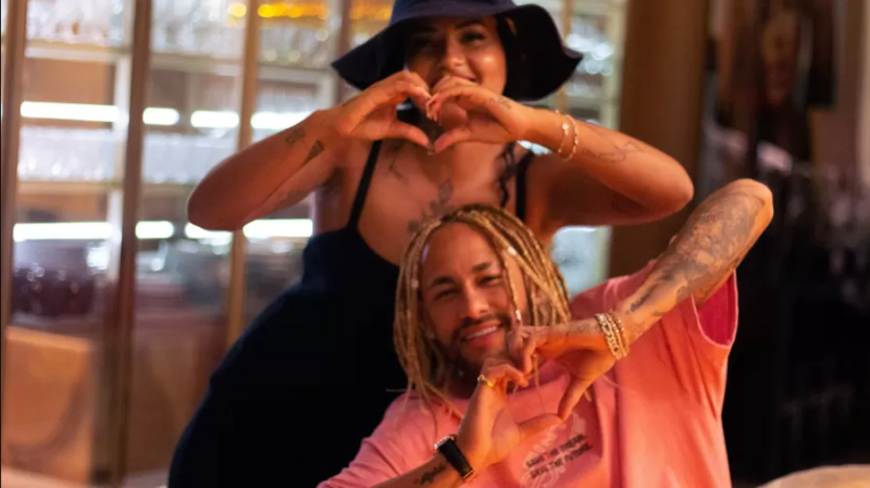 Neymar repercutiu nas redes sociais com tran&ccedil;as loiras – Foto: Reprodu&ccedil;&atilde;o