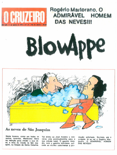 Charge em questão publicada no “O Cruzeiro” – Foto: Reprodução/ND