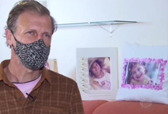 Pai de Carol, Gilson Botega Calegari n&atilde;o entende o porqu&ecirc; da ex-mulher ter cometido o crime – Foto: Reprodu&ccedil;&atilde;o/NDTV