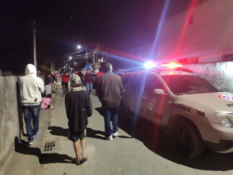 Homem foi assassinado a tiros em Palhoça – Foto: PMSC/Divulgação/ND