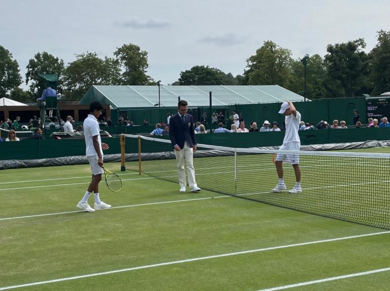 Pedro Boscardin foi superado por tenista norte-americano na manh&atilde; desta sexta-feira (9) – Foto: Divulga&ccedil;&atilde;o/ND