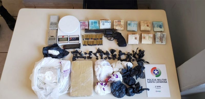 Homem foi preso em flagrante. – Foto: Polícia Militar/Divulgação/ND