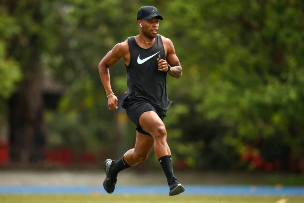 Rodrigo vai representar o Brasil na prova individual dos 100 metros, e ainda integra a equipe de Revezamento 4X100 – Foto: Buda Mendes/Divulga&ccedil;&atilde;o