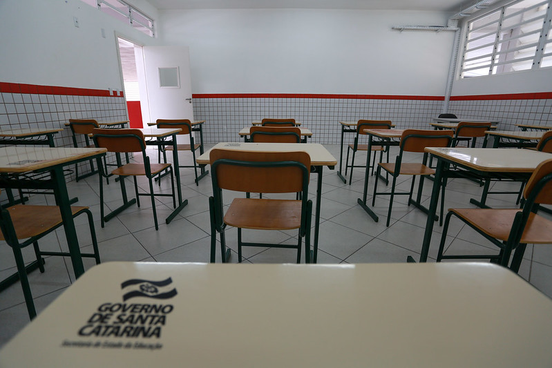 Educação de SC quer retomar aulas somente no formato presencial em 2022 – Foto: Julio Cavalheiro/Secom/ND