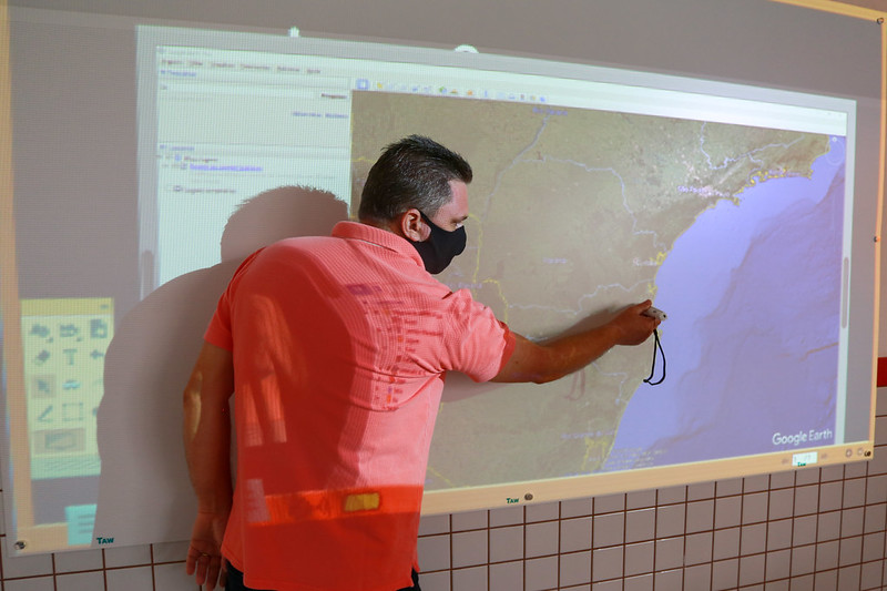 Aulas podem ser presenciais, h&iacute;bridas ou remotas, dependendo da situa&ccedil;&atilde;o da pandemia em Santa Catarina – Foto: Julio Cavalheiro/Secom/Reprodu&ccedil;&atilde;o/ND