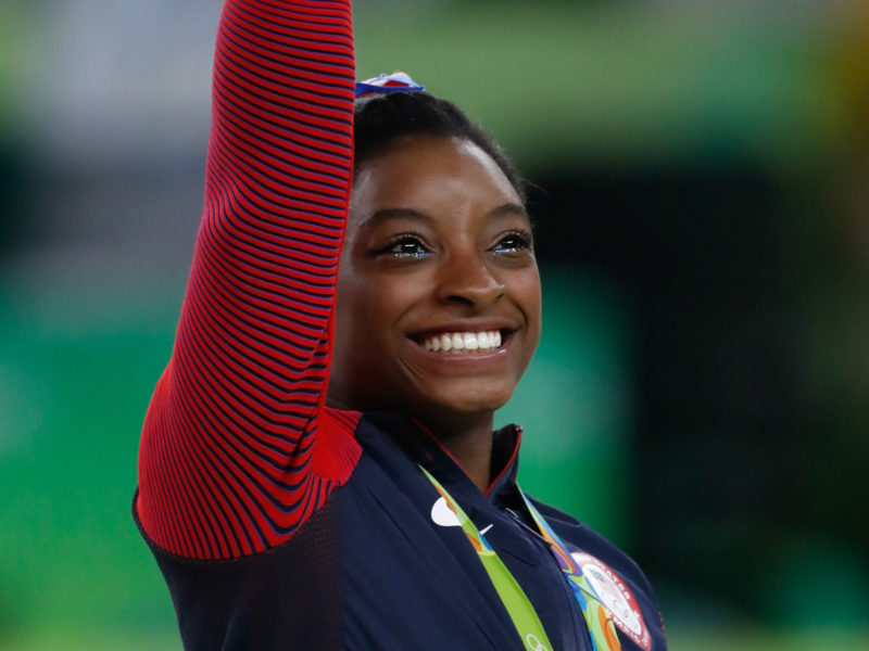 Simone Biles decidiu não competir na ginástica artística nas Olimpíadas de Tóquio – Foto: Wikimedia Commons