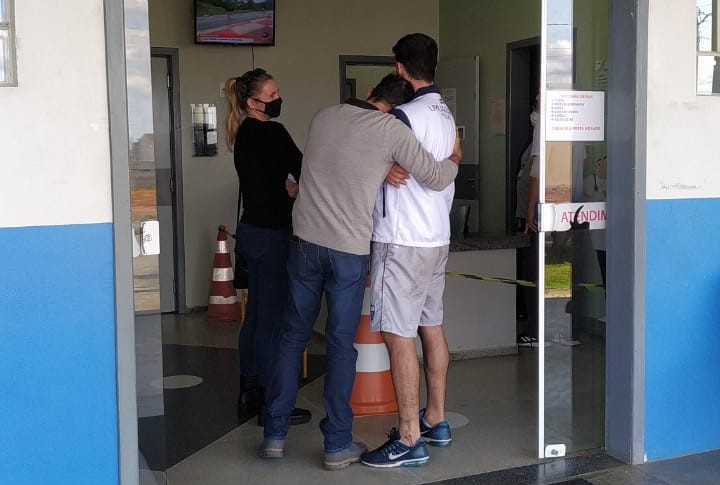 Sobreviventes foram socorridos no Pronto Atendimento de Garuva – Foto: Maikon Costa/NDTV