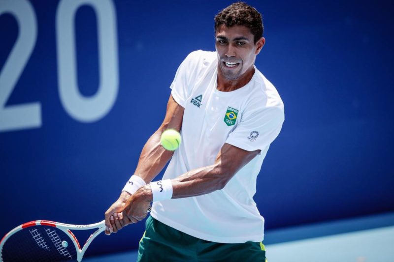 Thiago Monteiro está fora da competição – Foto: Gaspar Nóbrega / COB