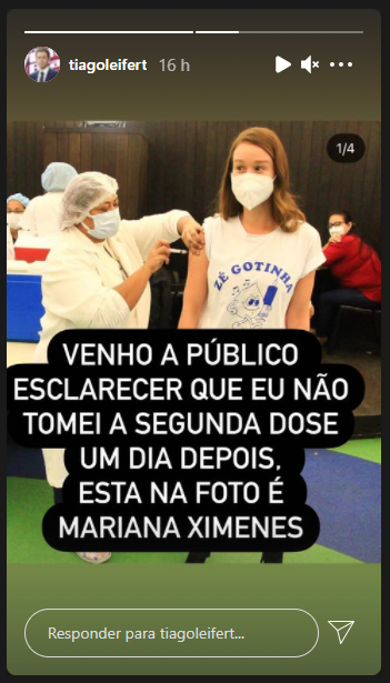 Depois de v&aacute;rias compara&ccedil;&otilde;es, Tiago Leifert entrou na brincadeira e fez piada sobre ele mesmo – Foto: Instagram/Divulga&ccedil;&atilde;o/ND