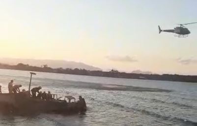 Trapiche desabou no Morro do Amaral, em Joinville – Foto: Redes sociais/ND