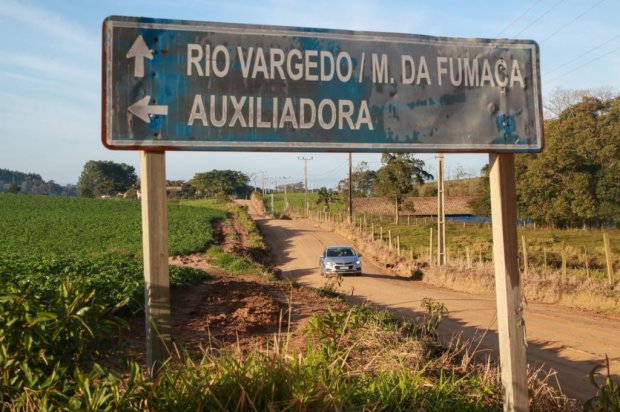 Rodovia Municipal F&eacute;lix Simon liga Treze de Maio a 12 munic&iacute;pios no Sul do Estado – Foto: J&uacute;lio Cavalheiro/Secom/ND