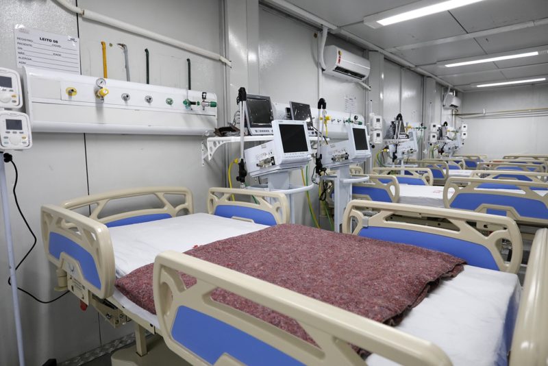 Ocupação de leitos de UTI Covid-19 não passa de 80% em SC e demais estados do país – Foto: Hélia Scheppa/SEI/Reprodução/ND