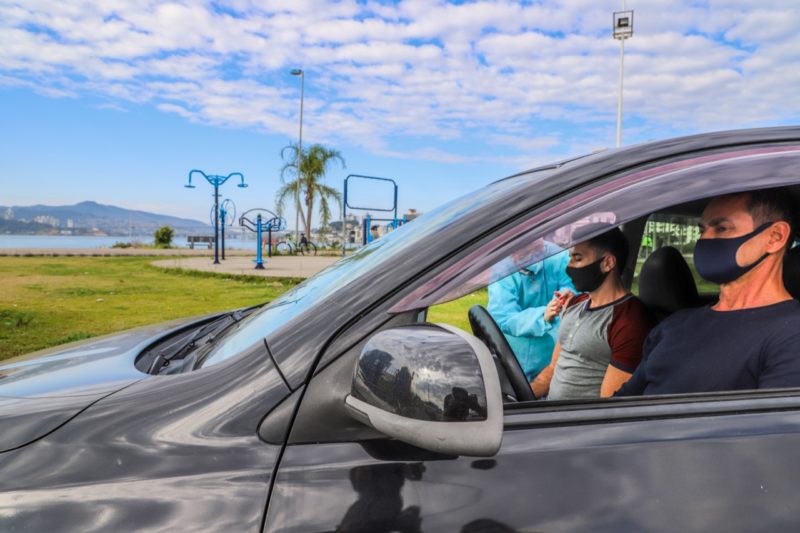 Florian&oacute;polis superou a marca de 18 mil doses aplicadas contra a Covid-19 em um dia – Foto: Cristiano Andujar/PMF/Divulga&ccedil;&atilde;o/ND