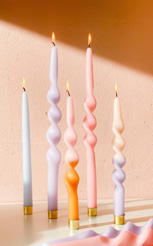 Nova tendência para alegrar ambientes: velas decorativas