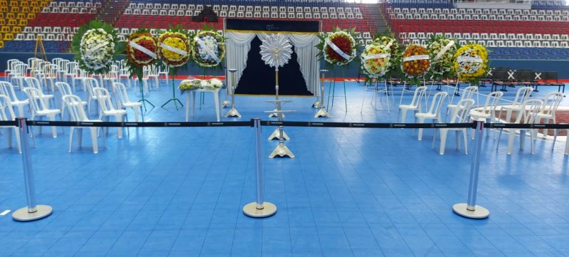 Homenagem acontece no ginásio da cidade – Foto: Gustavo Duarte/Divulgação/ND
