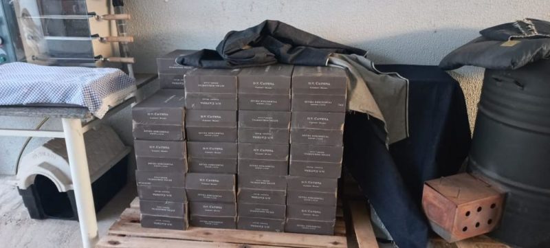 Vinhos foram apreendidos, conforme a pol&iacute;cia – Foto: Pol&iacute;cia Federal/ND