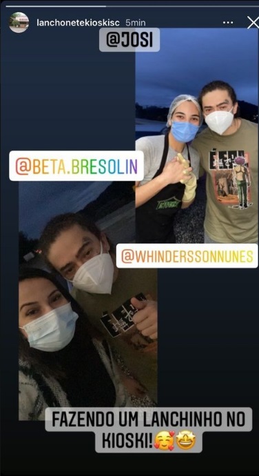 Comediante foi flagrado em lanchonete de Guaramirim na noite de sexta-feira (16) – Foto: Reprodu&ccedil;&atilde;o/Redes Sociais