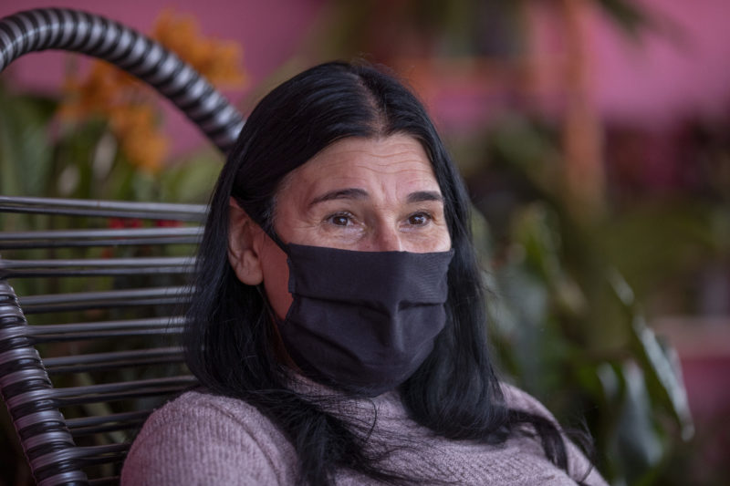 Maria Rampel Leite chegou a Chapec&oacute; h&aacute; 21 anos. – Foto: Liamara Polli/Especial/ND