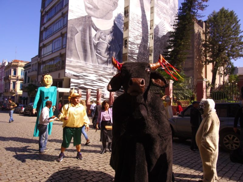 Apresenta&ccedil;&atilde;o do Boi de Mam&atilde;o em 2019 – Foto: Leonardo Sousa/ PMF/ Divulga&ccedil;&atilde;o/ ND
