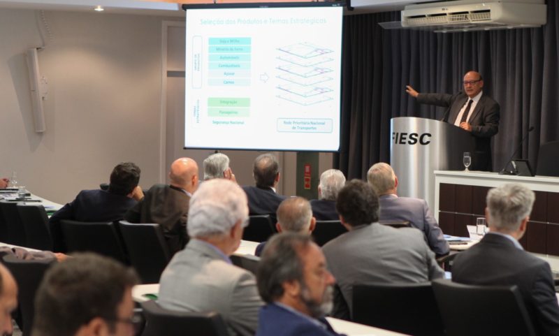 Egídio Martorano, gerente para de Transporte, Logística, Meio Ambiente e Sustentabilidade da Fiesc – Foto: Filipe Scotti/ND
