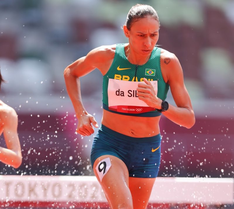 Tatiane Silva n&atilde;o conseguiu classifica&ccedil;&atilde;o &agrave; pr&oacute;xima etapa dos Jogos Ol&iacute;mpicos, na prova dos 3000m com barreiras – Foto: Wagner Carmo/CBAt/ND