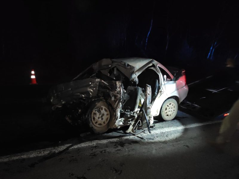 Grave acidente aconteceu na madrugada de s&aacute;bado (21), na BR-280 – Foto: Bombeiros Militares/Divulga&ccedil;&atilde;o