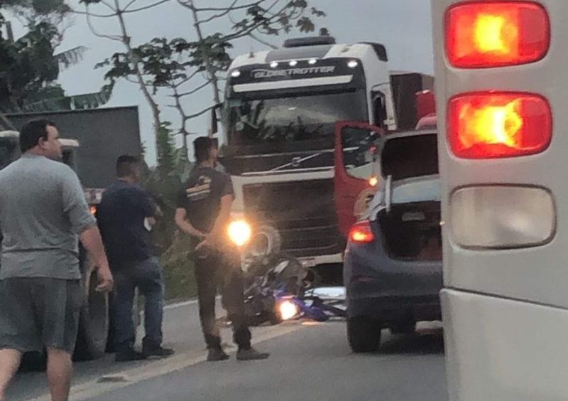 Motociclista morreu em grave acidente na BR-280