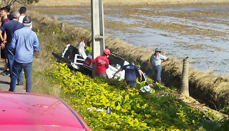 Acidente aconteceu na tarde de segunda-feira (9), em Massaranduba – Foto: CBVM/Divulgação