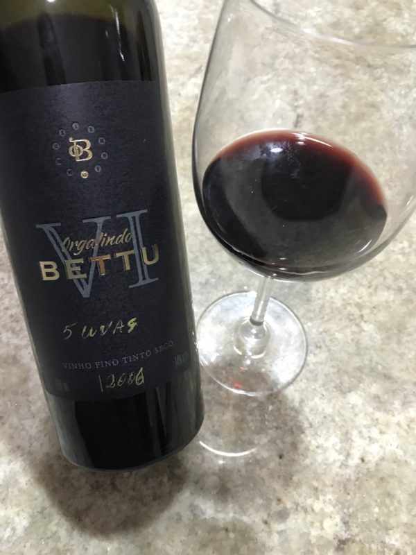 Merlot 5 uvas – Foto: Orgalindo Bettu – divulgação