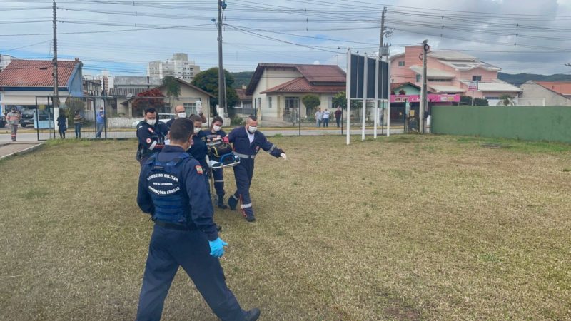 Bebê de 23 dias fica em estado “muito grave” após ser mordida por cachorro – Foto: Divulgação/CBMSC