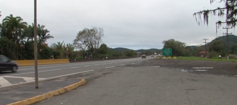 PFR estava fazendo uma fiscalização de rotina na BR-101, em Joinville
