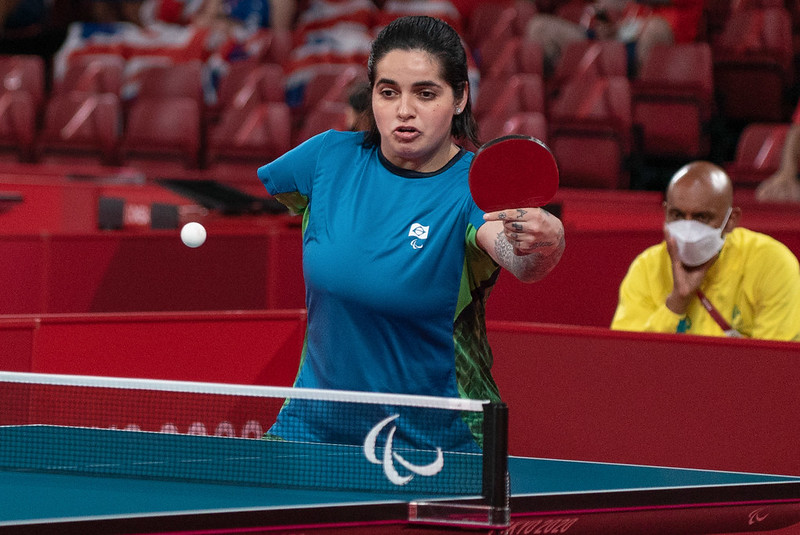 Natural de Crici&uacute;ma, no Sul de SC, Bruninha conquista a terceira medalha em jogos paral&iacute;mpicos – Foto: Fabio Chey/Divulga&ccedil;&atilde;o/CPB/ND