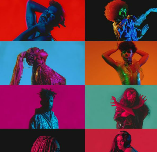 Montagem com trechos do clipe Et&eacute;rea, de Criolo – Foto: Reprodu&ccedil;&atilde;o/ND