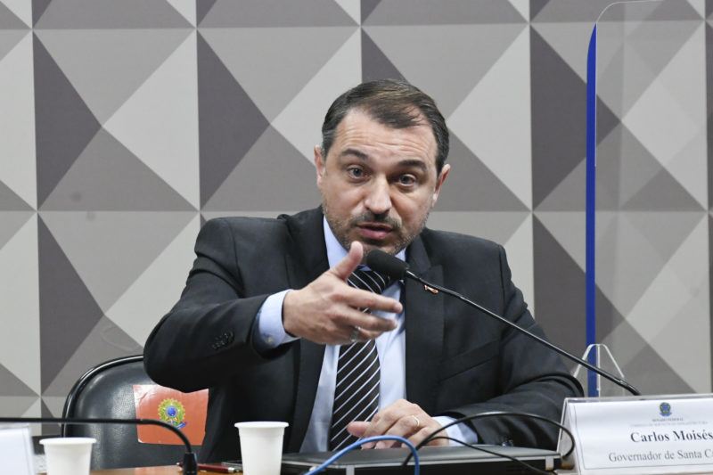 O governador Carlos Mois&eacute;s -Foto: Roque de S&aacute;/Ag&ecirc;ncia Senado