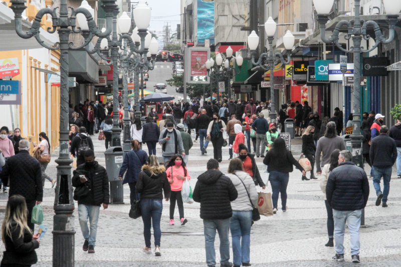 Florian&oacute;polis est&aacute; no n&iacute;vel alto na matriz de risco estadual da Covid-19 – Foto: Leo Munhoz/ND