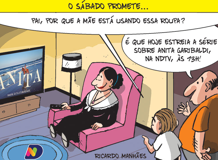 Confira a charge deste fim de semana