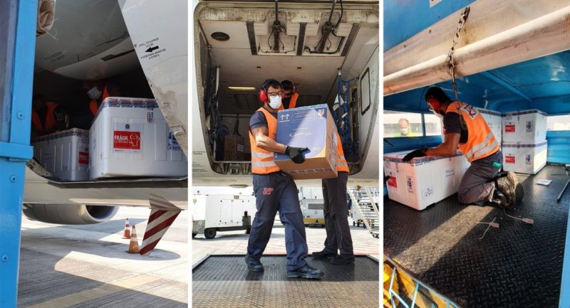 Quase 200 mil vacinas chegaram a SC na manh&atilde; desta sexta – Foto: Dive/Divulga&ccedil;&atilde;o