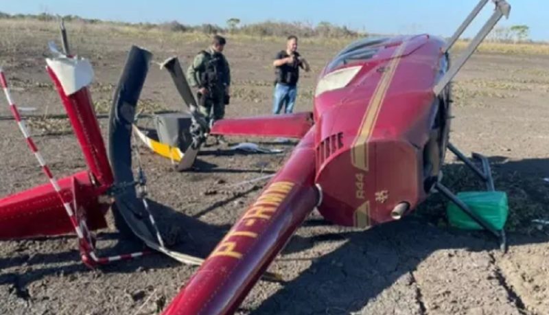 Droga transportada foi avaliada em quase R$ 7 milh&otilde;es e foi acondicionada em malotes – Foto: Ciopaer/Reprodu&ccedil;&atilde;o