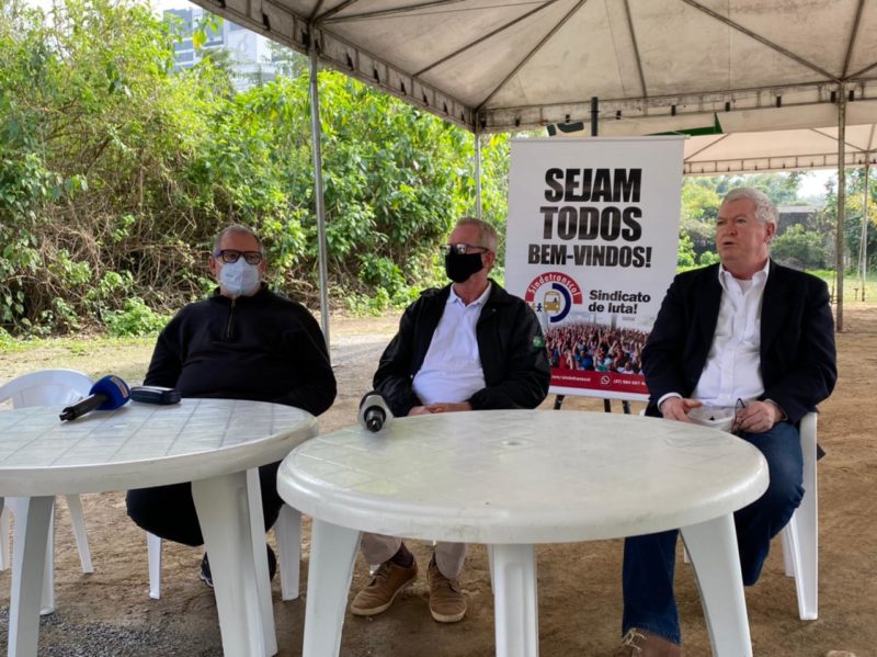 Representantes do sindicato negociaram reajuste salarial com Blumob – Foto: Moisés Stuker/NDTV